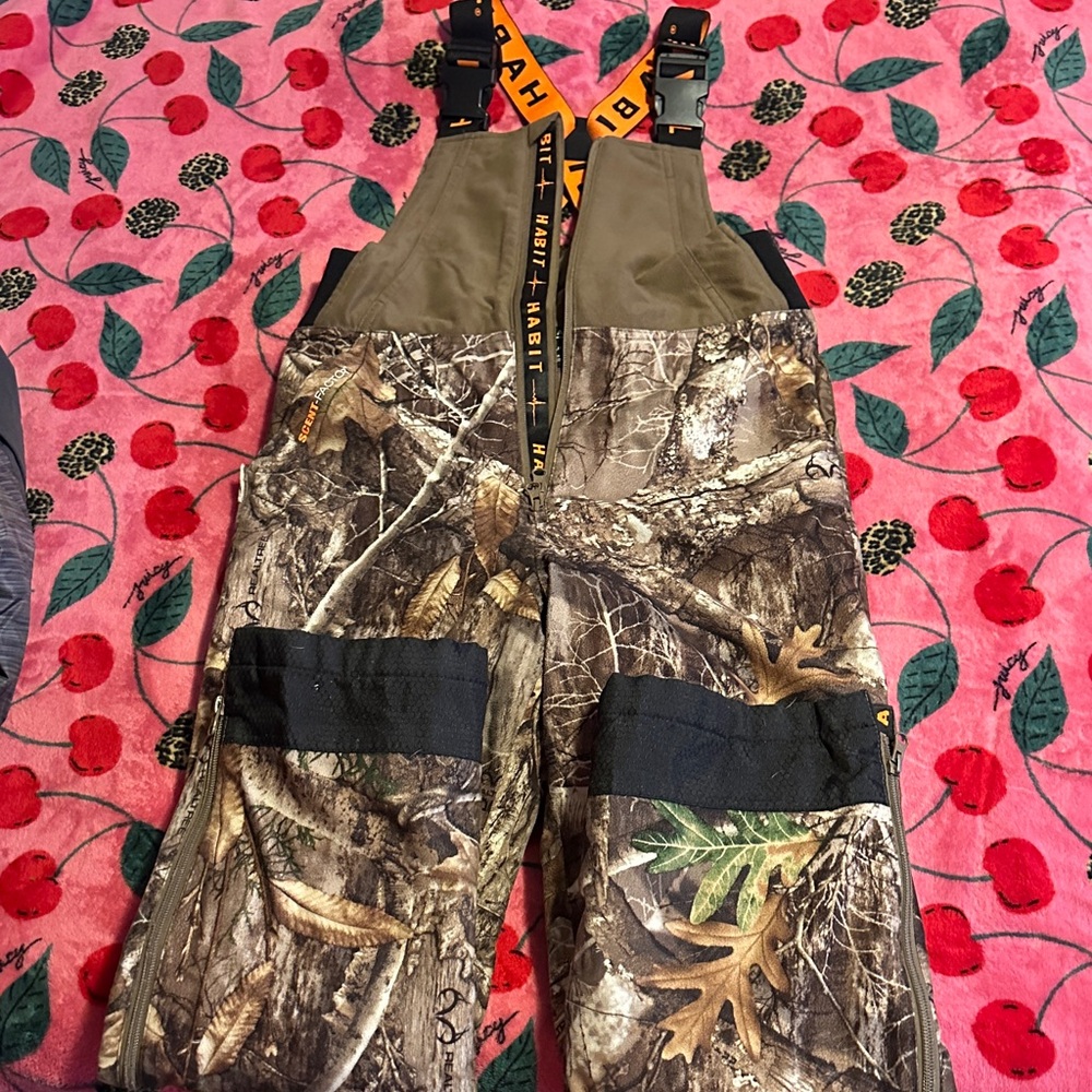 Kids Realtree Camouflage Bib Overalls - Brown/Green